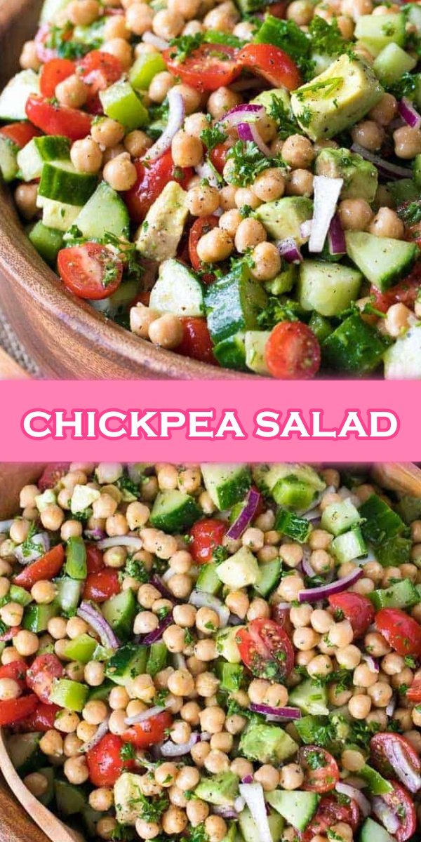 Chickpea Salad - Yummy Yum