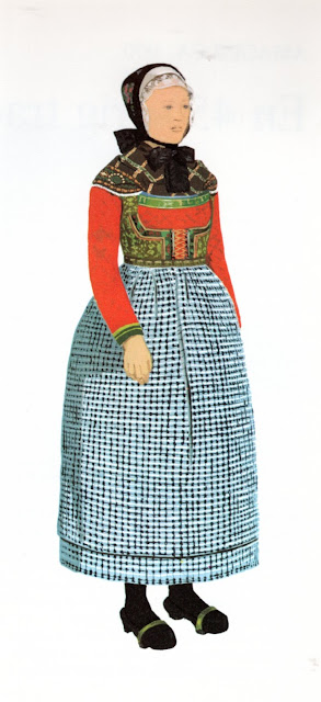 FolkCostume&Embroidery: Costume of Lolland and South Falster, Denmark