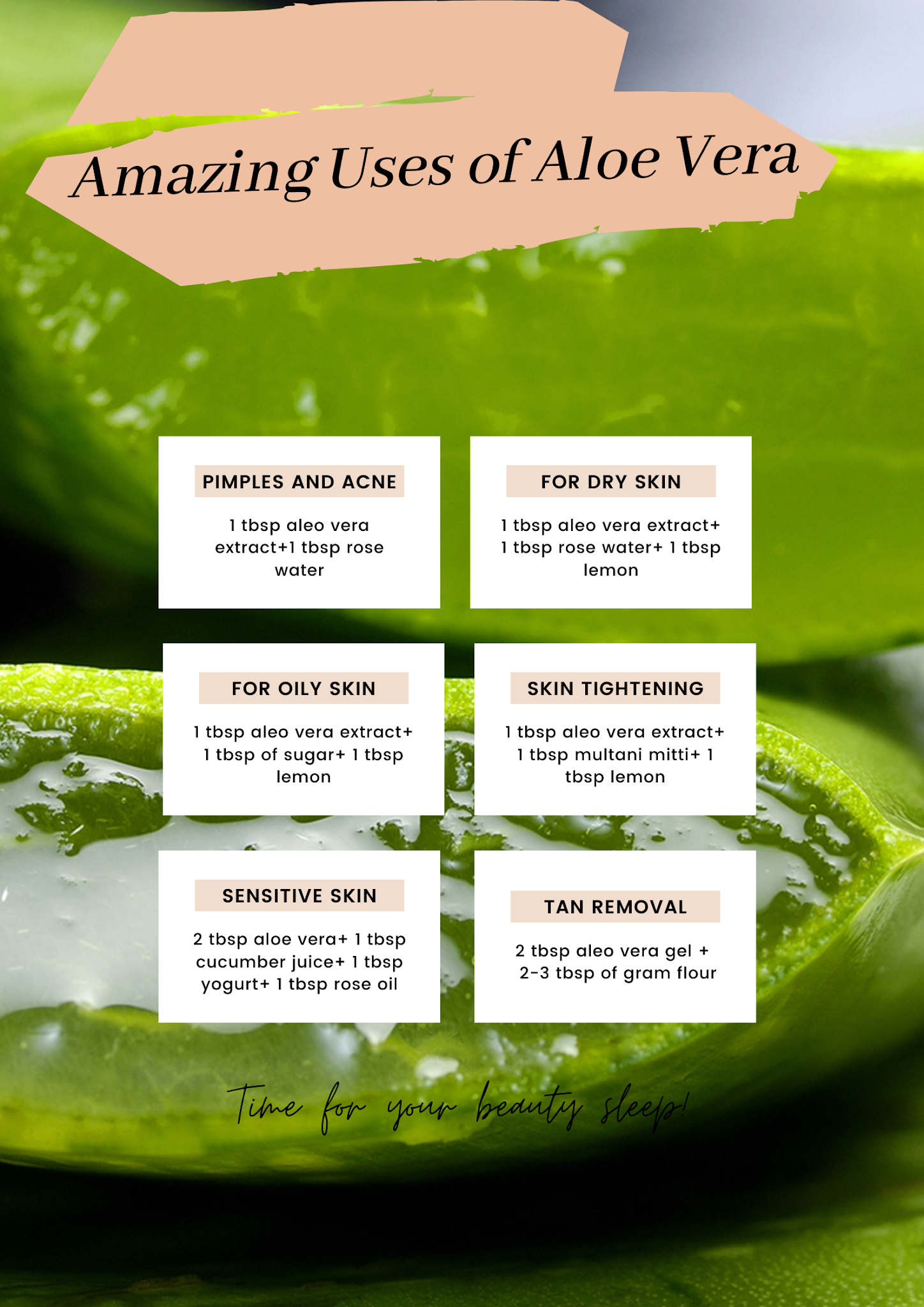 AMAZING ALOE VERA SKINCARE BENEFITS AND HOW TO USE