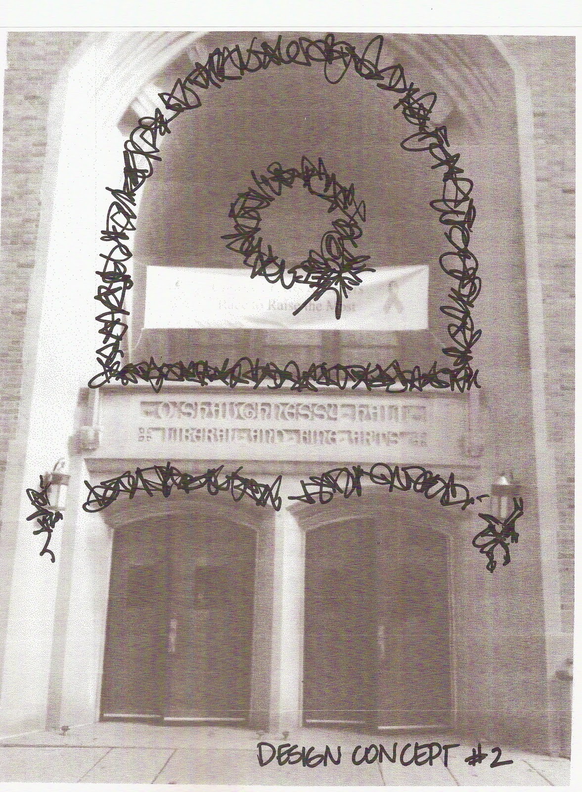 merry me events Notre Dame O'Shaughnessy Hall Outdoor Christmas Decor