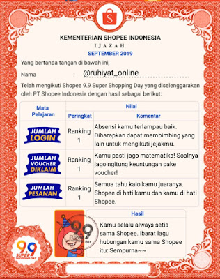 Ijazah Shopee