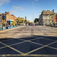 Pictures of Dublin under lockdown: O'Connell Street Bridge