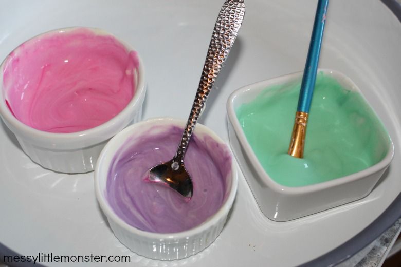 Edible homemade paint recipe for babies