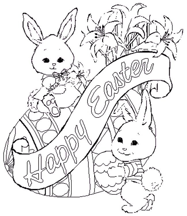 13 Cute Easter Coloring Pages >> Disney Coloring Pages