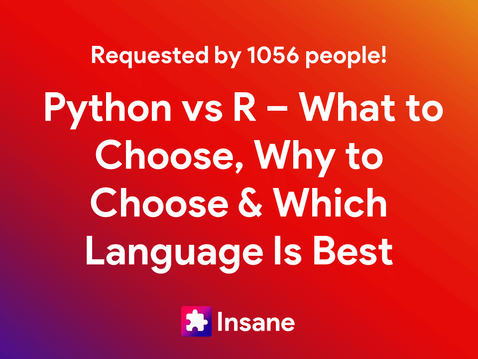 Python vs r which language is best for machine learning data science 