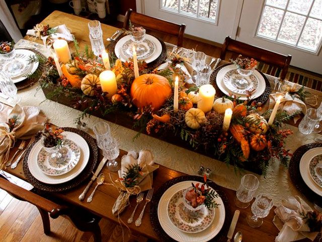 Thanksgiving Table Centerpiece Ideas | Tropical Design