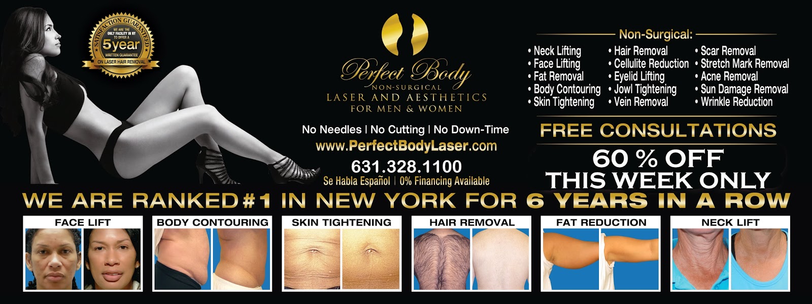 Perfect Body Laser And Aesthetics 60 OFF THIS WEEK ONLY