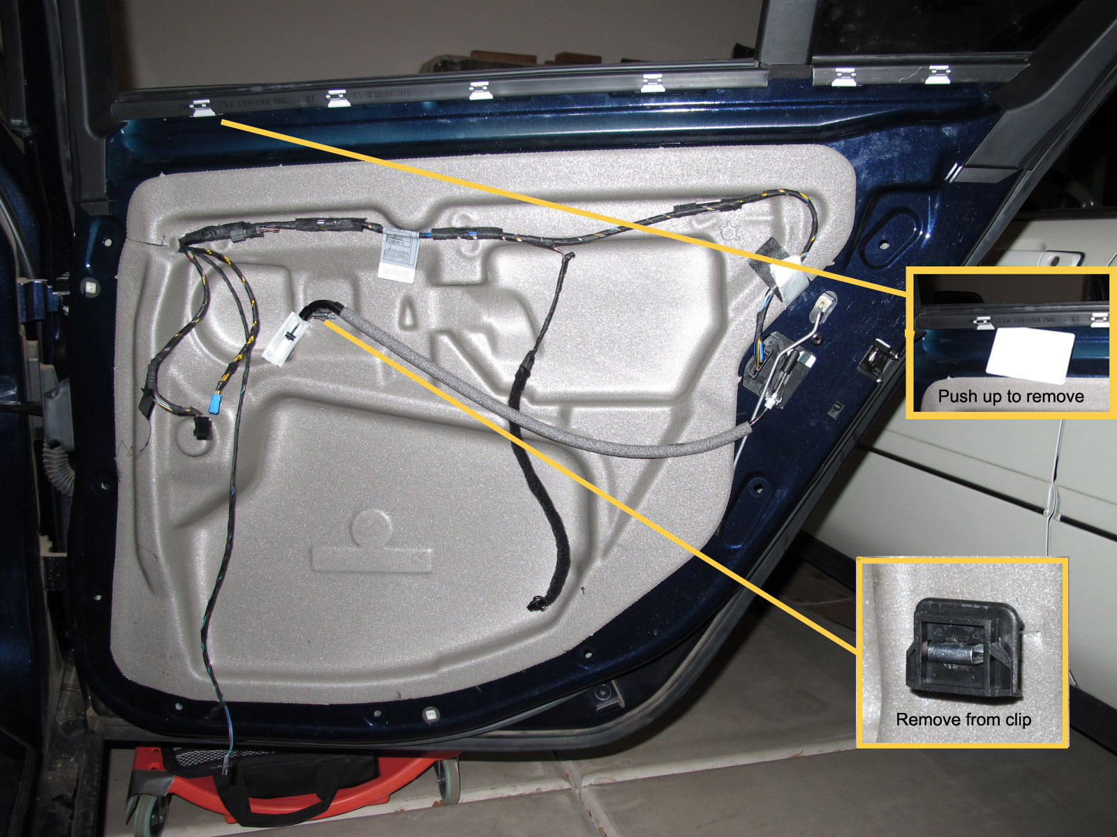 Fixing Stuff E60 Rear window regulator repair