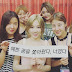 SNSD TaeYeon snap a picture with her staff after her 'Butterfly Kiss' concert in Busan