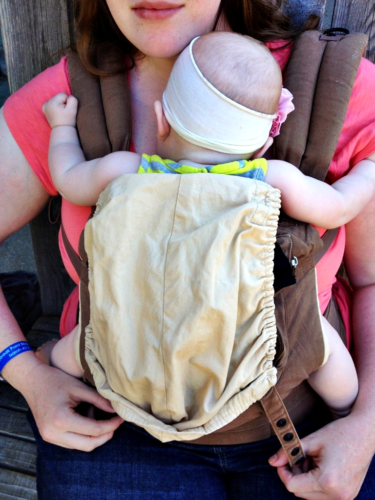 Discovering Parenthood Baby in a Carrier