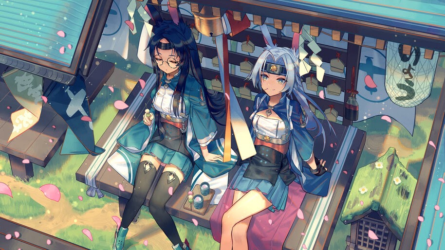 Azur Lane, Souryuu, Hiryuu, Anime Girls, 4K, #4.1757