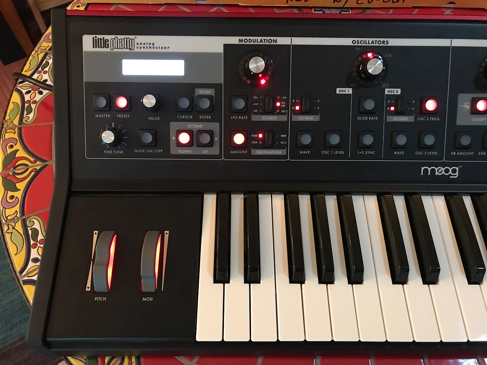 MATRIXSYNTH: Moog Little Phatty Stage II - Limited Edition Red Back