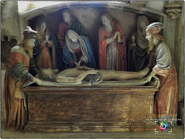 BULGNEVILLE (88) - Mise au tombeau (XVIe siècle)