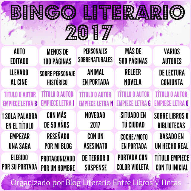 Reto bingo literario 2017