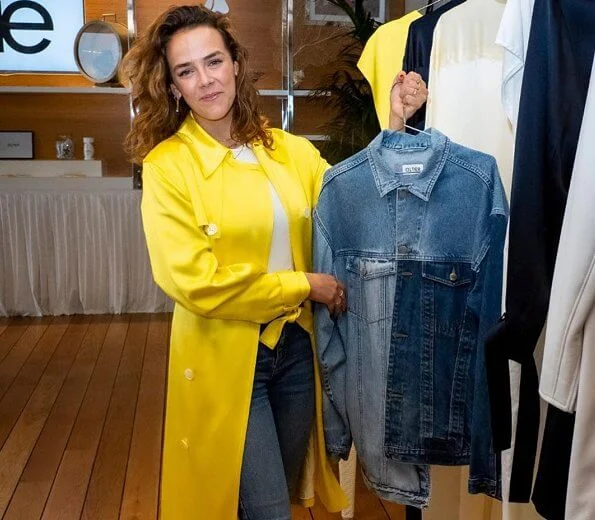 Princess Stephanie of Monaco, Pauline Ducruet and Camille Gottlieb attended the opening of the pop-up store of the fashion brand Alter