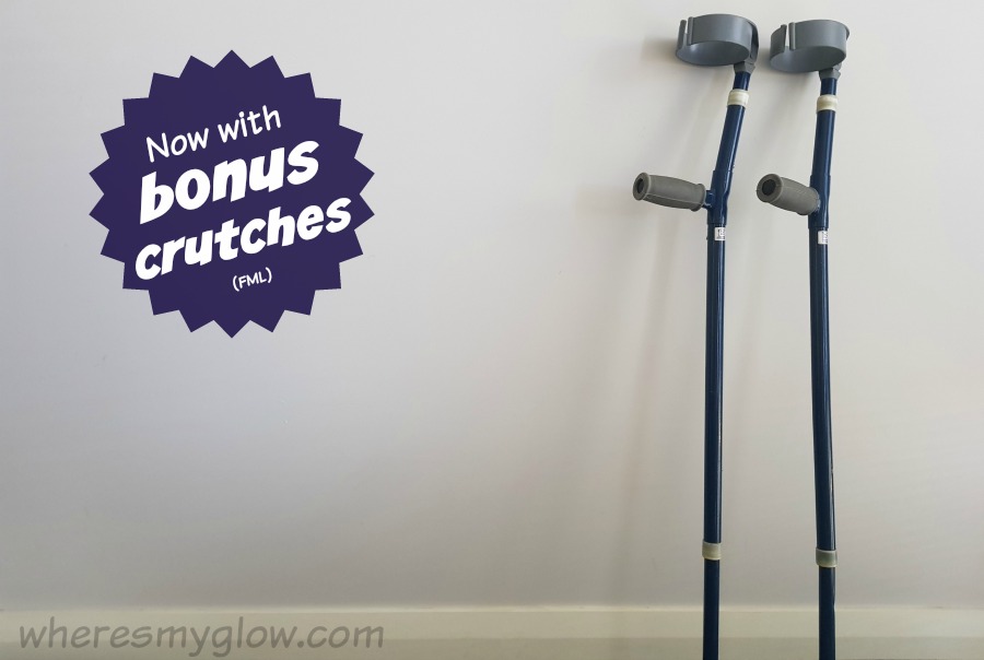 Where's My Glow? Now with bonus crutches