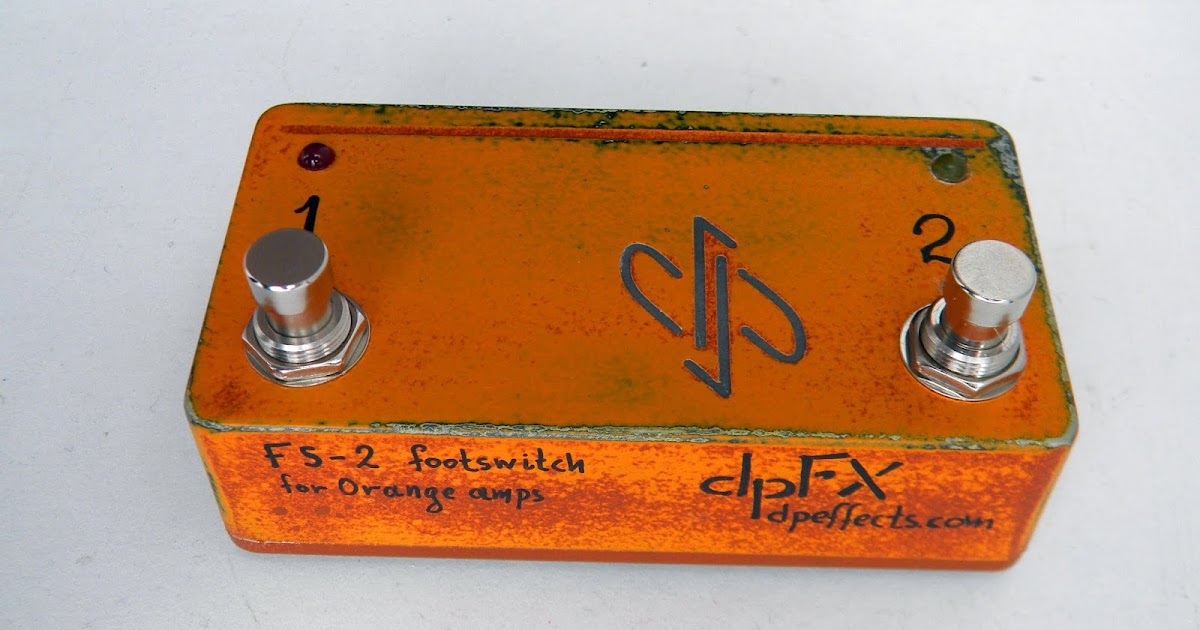 FS2 mini footswitch for Orange amplifiers dpFX Pedals