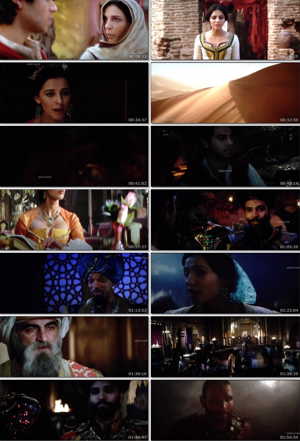 Screen Shot Of Aladdin 2019 300MB Full Movie Hindi Dubbed Free Download 480P HDTC Small Size PC Movie