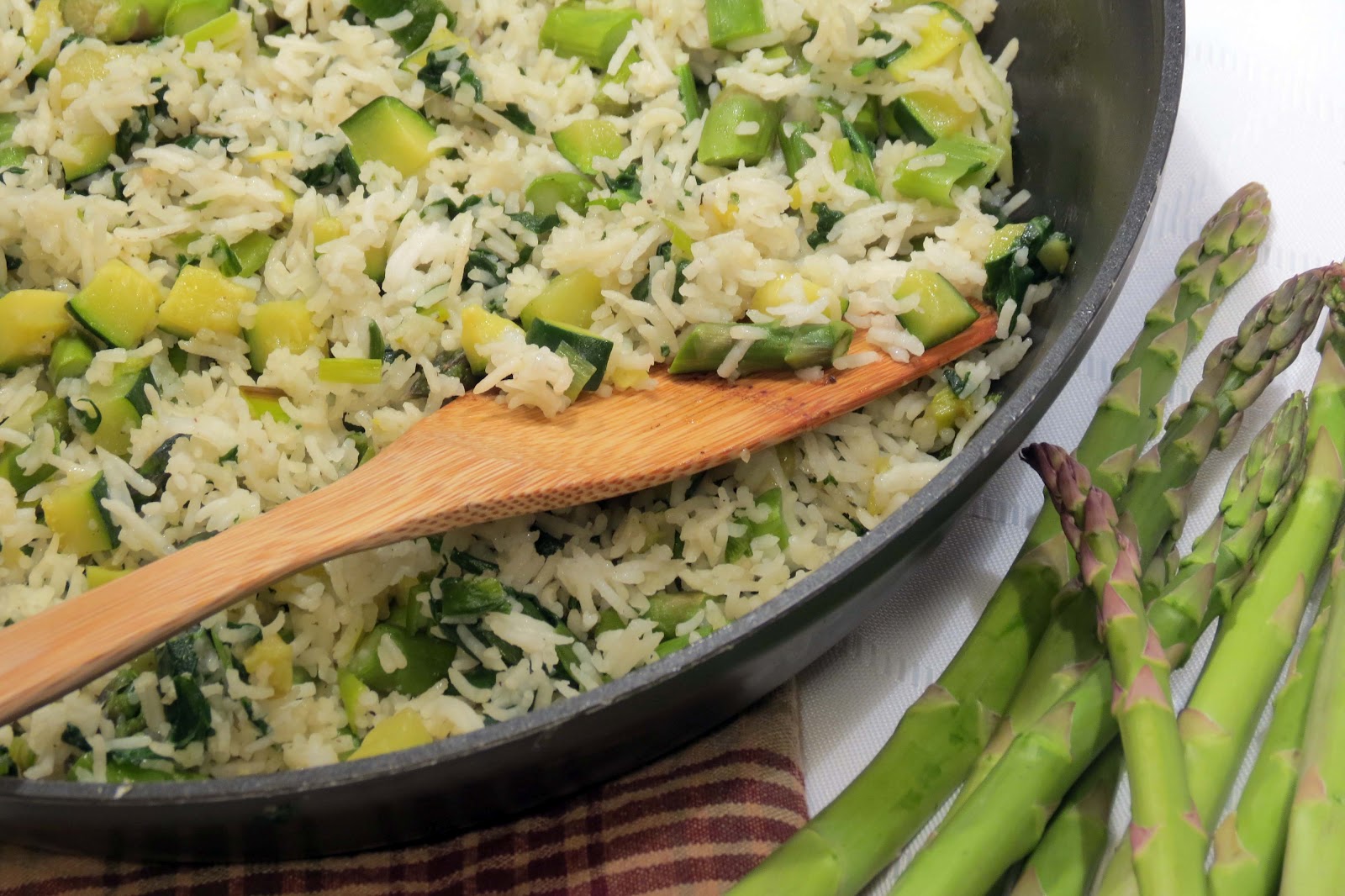 Dinner with the Welches Green Vegetable Rice