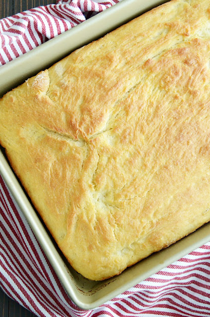 This soft, buttery, homemade bread is so easy to make and tastes like a fluffy biscuit! 