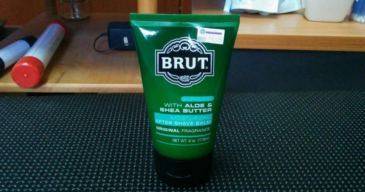 Brut Moisturizing After Shave Balm with Aloe & Shea Butter (Original