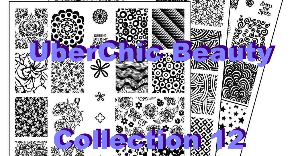 7. UberChic Beauty Nail Art Stamping Templates - wide 9