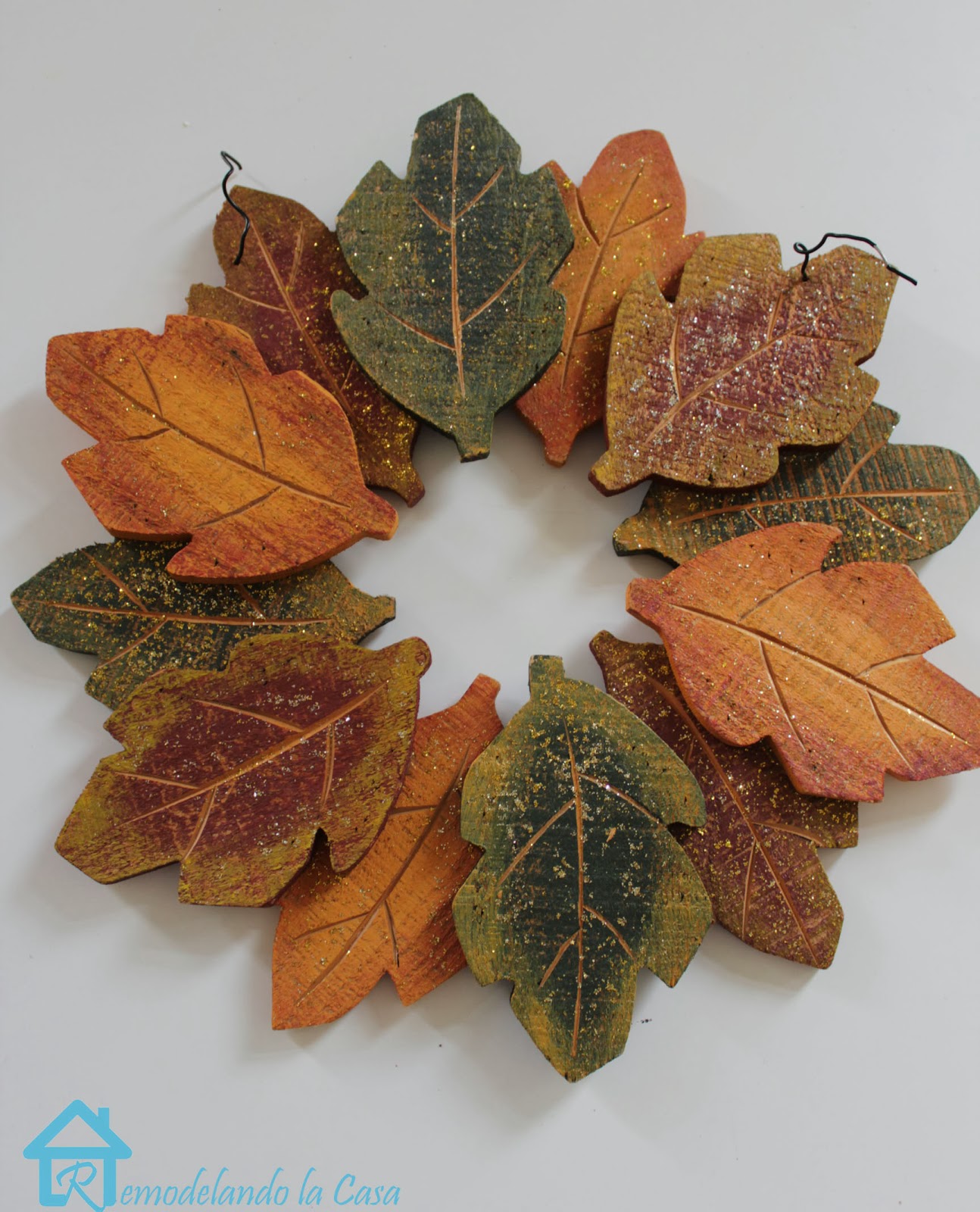 Fall Leaf Garland Remodelando la Casa