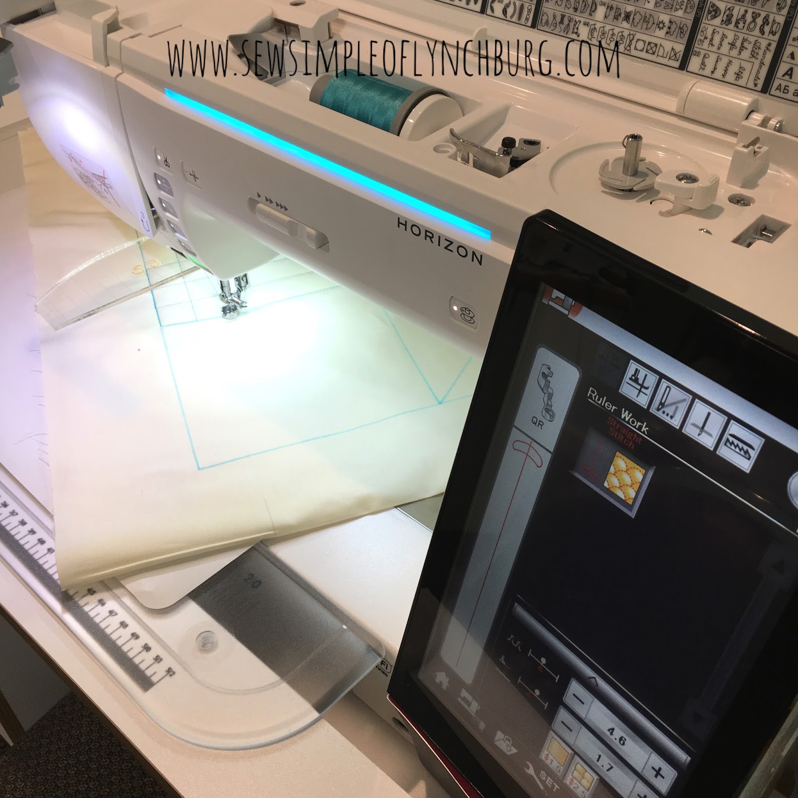 Amy's Free Motion Quilting Adventures A New Janome Ruler Foot