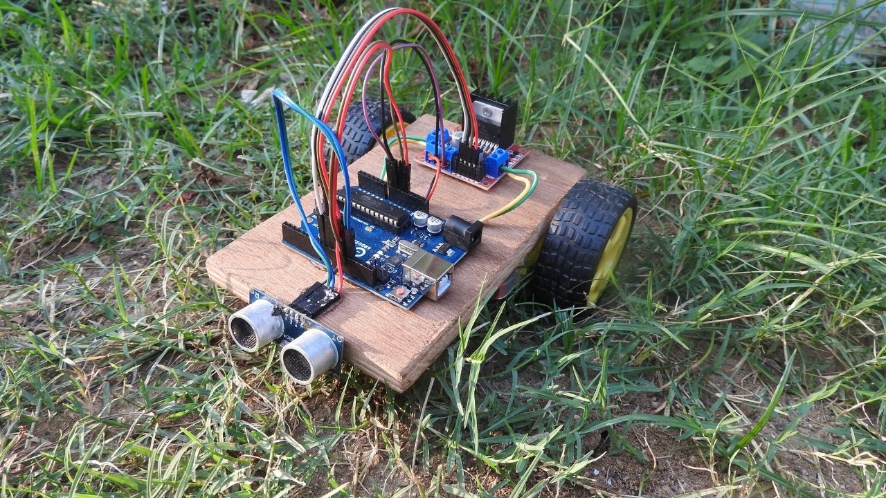 how to make arduino obstacle avoiding car