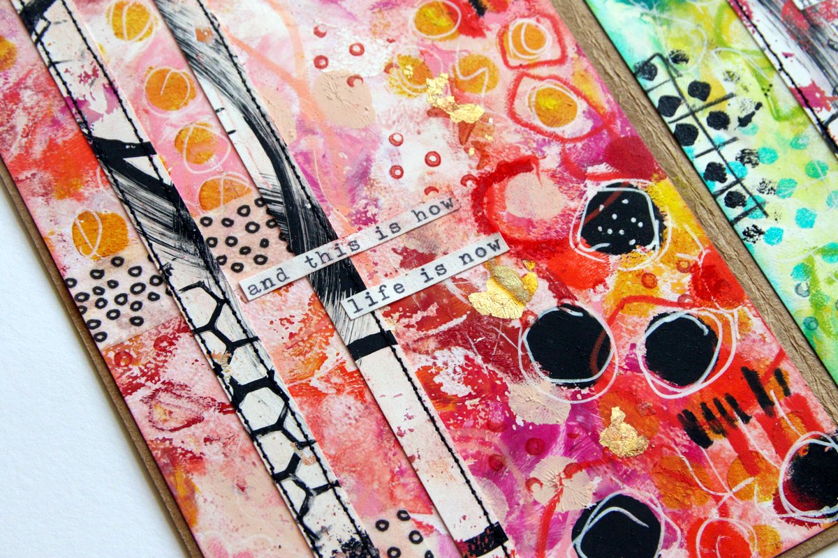 The Kathryn Wheel Expressive Painted Layers.