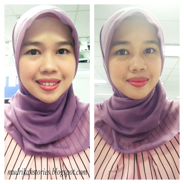 pixy silky fit lipstick akane semi matte