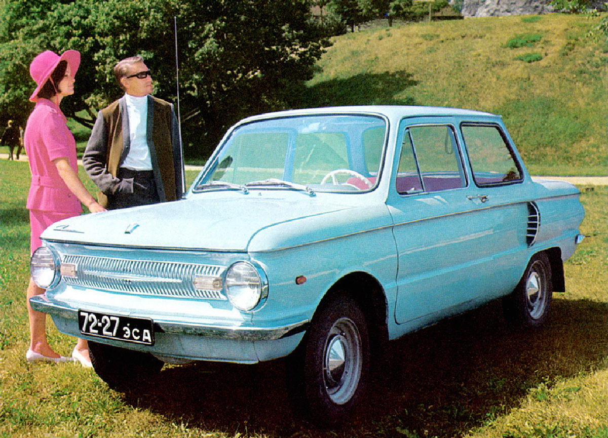 Vintage advertising posters of Soviet cars from the past  1970s 1980s - 31