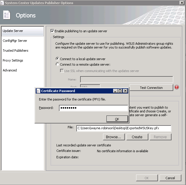Electronics & Computing Configuring SCUP 2011, Shavlik/VMware Vcenter
