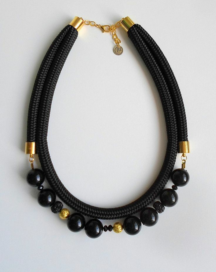 Fabric rope necklace designs