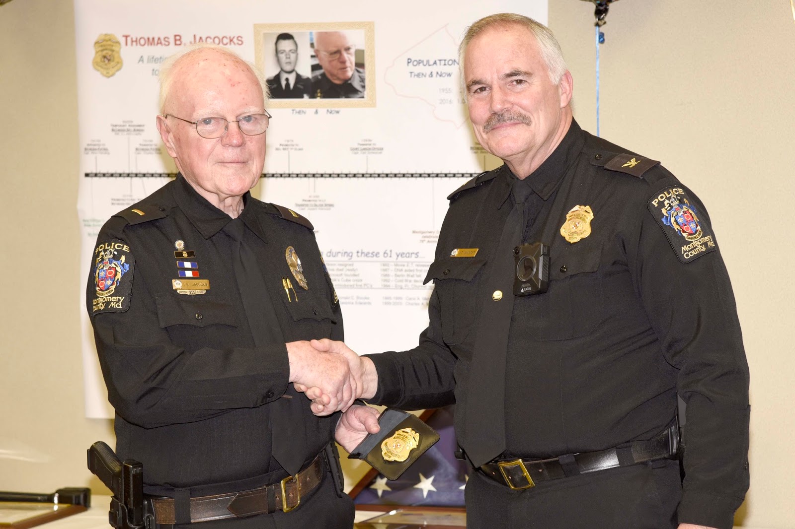 Montgomery County Updates Retiring Police Lieutenant Exemplifies