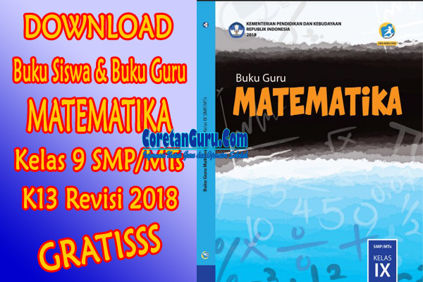 Buku Matematika Kelas 9 SMP/MTS Kurikulum 2013 Revisi 2018