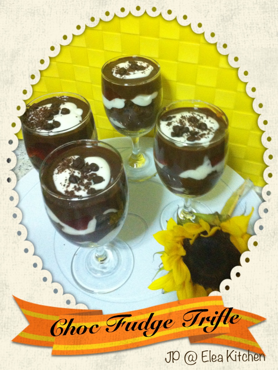Culinary Chocolate Fudge Trifle by Eleanor Lim