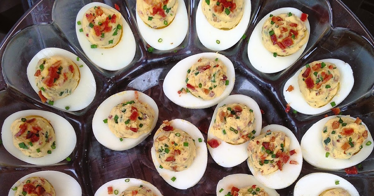 Follow My Crumbs Sour Cream & Bacon Deviled Eggs