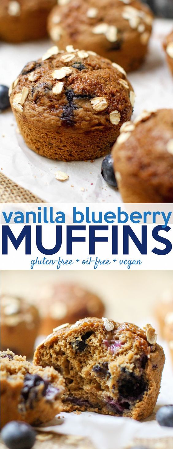 Gluten Free Vanilla Blueberry Muffins Idnewstimes