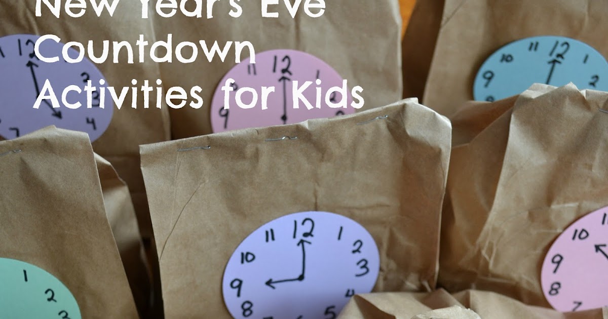 East Coast Mommy: New Year&#039;s Eve Countdown Activities for Kids
