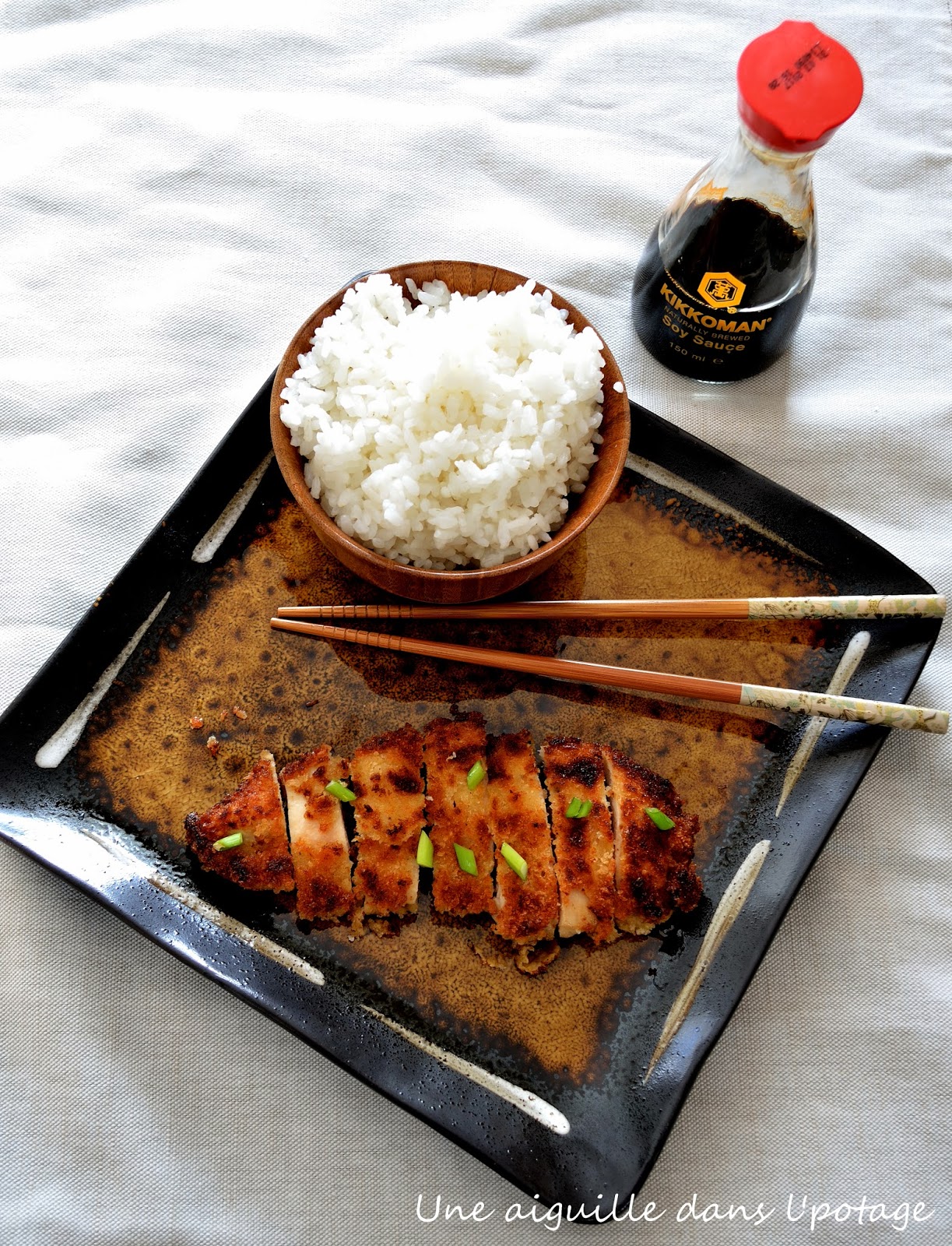 Une Aiguille Dans L Potage Torikatsu Poulet Pane A La Japonaise