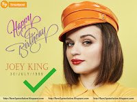 gorgeous american actress joey king looking so cute in orange cap with light smile