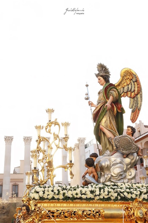 Con la procesión suspendida, las cuatro imágenes para el recuerdo de San Rafael de Córdoba Con la procesión suspendida, las cuatro imágenes para el recuerdo de San Rafael de Córdoba