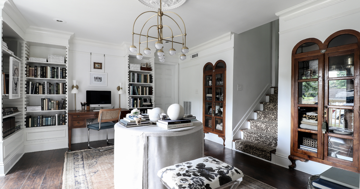 Décor Inspiration: The Beautiful Home Office of Kristin Jackson at Hunted Interior