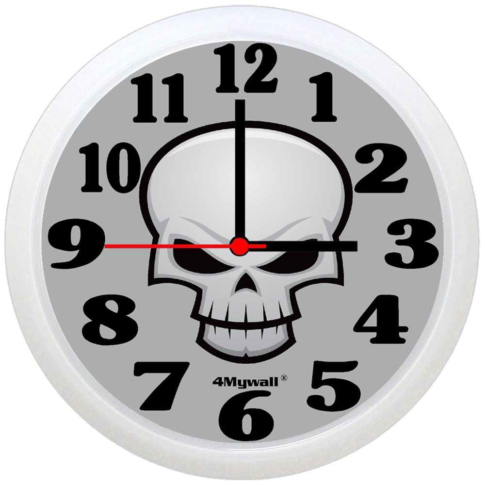Часы пятница 13. Настенные часы череп. Часы настольные череп. Часы с черепом.