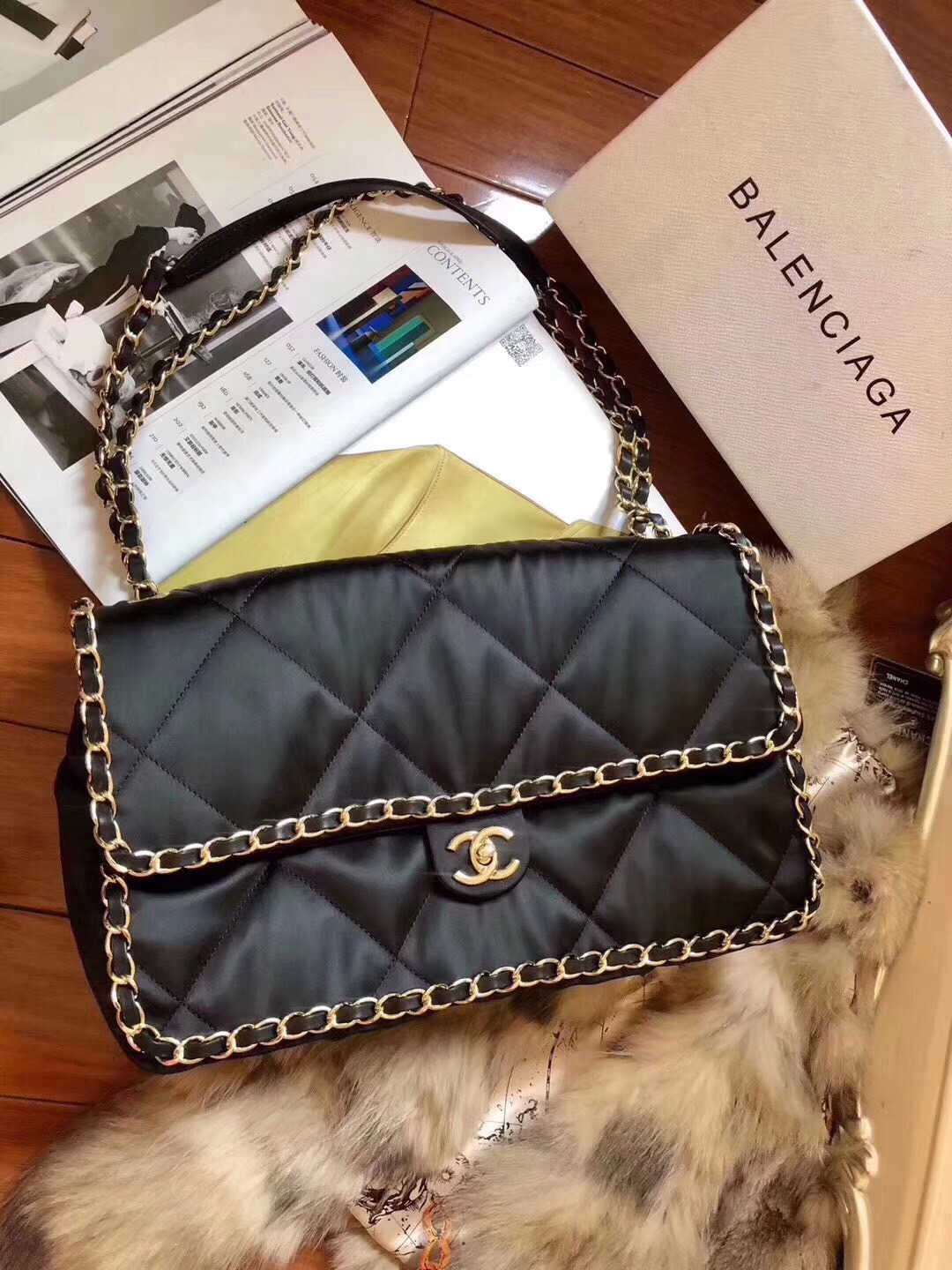 WE Do Love Luxury: CHANEL Flap Bag Satin & Gold-Tone Metal Reference ...