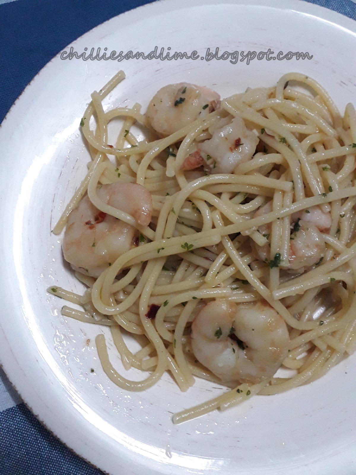 Recipe olio seafood aglio Pasta 2