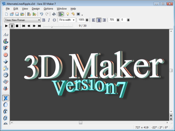 xara 3d maker 7 serial number free