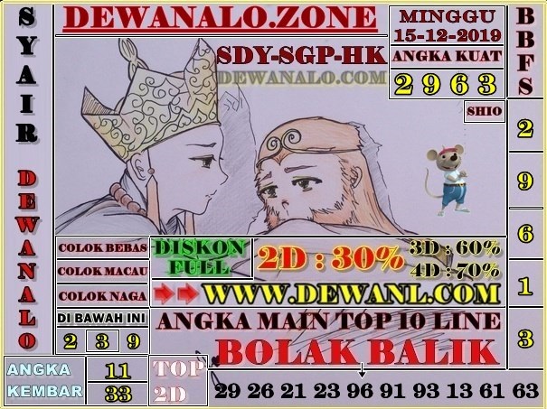 Syair Togel Singapore 15 Desember 2019 - Tokosyair.com