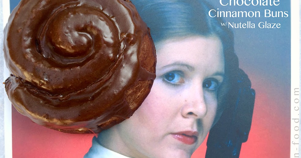 Fiction Food Cafe Princess Leia Chocolate Cinnamon Buns W Nutella